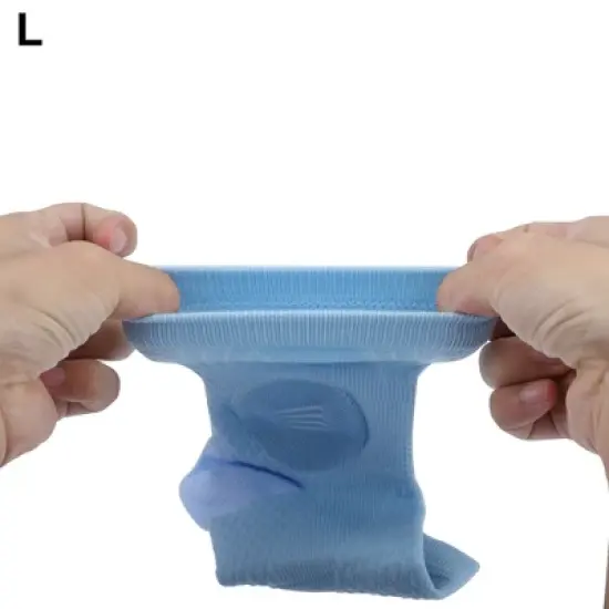 Unique Bargains Nylon Sport Compression Ankle Sleeve Socks 1 Pair image {3}