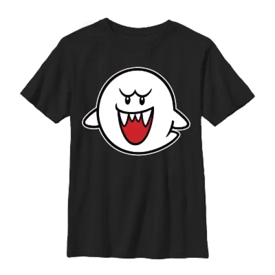 Boy's Nintendo Mario Boo Ghost T-Shirt image {3}
