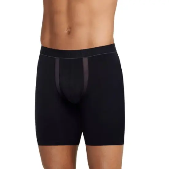 Jockey Men's Chafe Proof Pouch Cotton Stretch 8.5" Long Leg Box image {4}