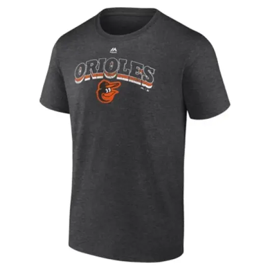 MLB Baltimore Orioles Men's Short Sleeve Bi-Blend T-Shirt image {1}