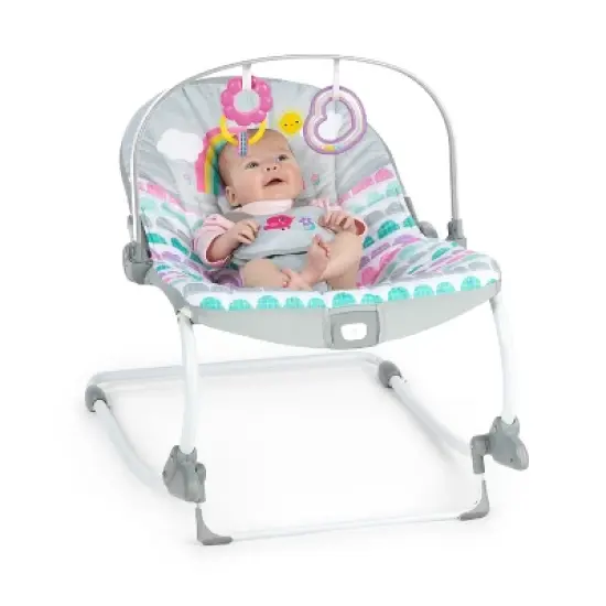 Bright Starts Infant to Toddler Baby Rocker - Rosy Rainbow image {12}