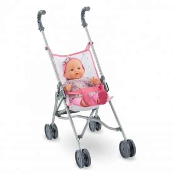 Corolle Umbrella Doll Stroller - Pink - Inspired by Stroller for Real Babies image {1}