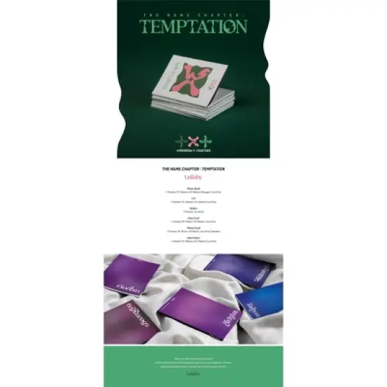 TOMORROW X TOGETHER - The Name Chapter: TEMPTATION (Lullaby) (CD) image {2}
