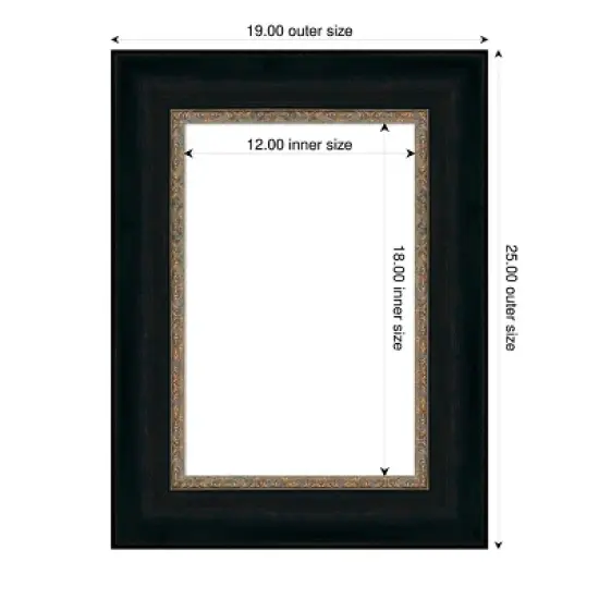 Amanti Art Paragon Bronze Framed Dry Erase Magnetic Board image {4}