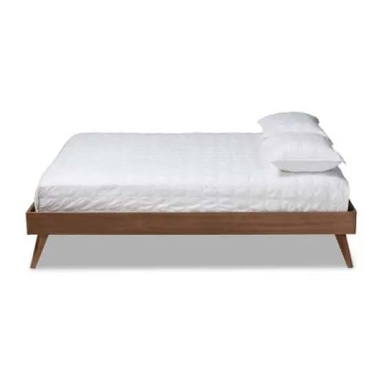 Lissette Wood Platform Bed Frame - Baxton Studio image {6}