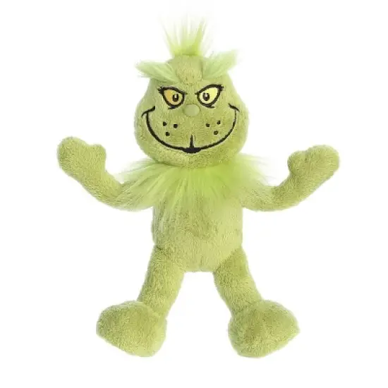 Aurora Small Grinch Armature Dr. Seuss Whimsical Stuffed Animal Green 7" image {5}