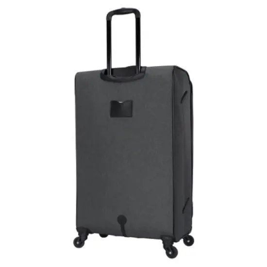 Skyline Softside Large Checked Spinner Suitcase - Gray Heather: Expandable Spinner Luggage image {3}