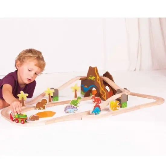 Bigjigs Dinosaur Train Set image {1}
