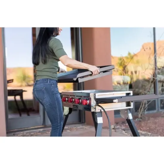 Camp Chef Portable 4 burner Flat Top Gas Grill FTG600P image {2}