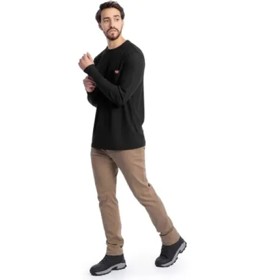 Wrangler Workwear Men's Long Sleeve Performance Work Pocket T-Shirt, Size S-3XL image {1}