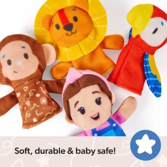 Ms. Rachel Finger Zoo Puppet Friends Set - 4pk image {3}