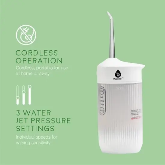 Pursonic Cordless Collapsible Water Flosser image {3}