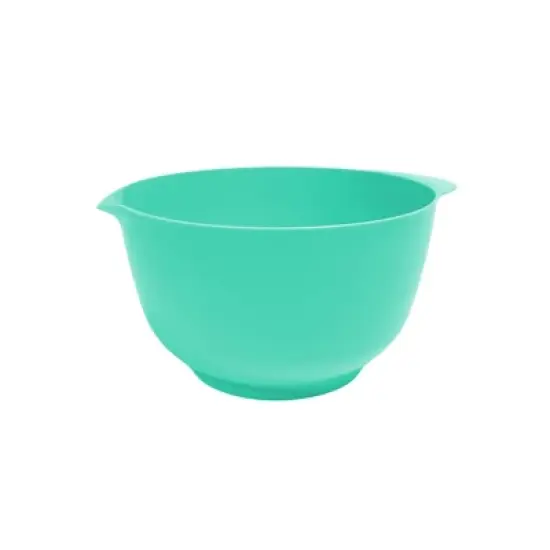 Lexi Home 4-Piece Nested Plastic Mixing Bowl Set with Non-Skid Base image {2}