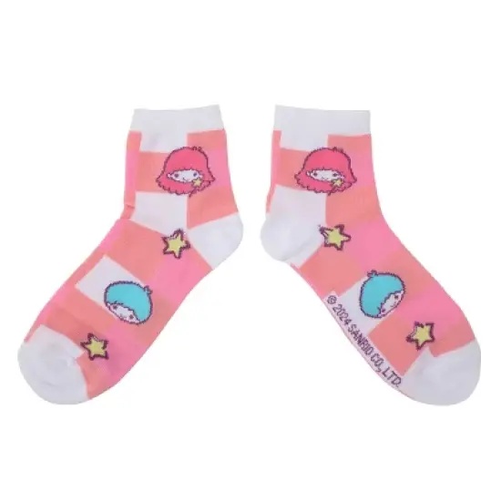 Hello Kitty & Friends Character Print Women's 3-Pair Casual Quarter Crew Socks image {2}