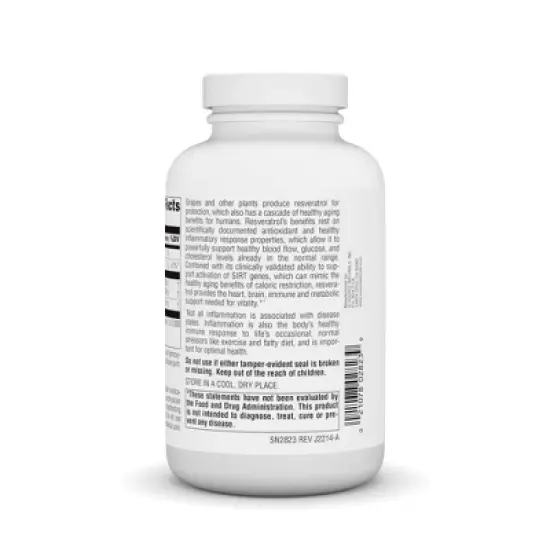 Resveratrol 500 500 mg by Source Naturals, Inc.  -  120 Tablet image {2}