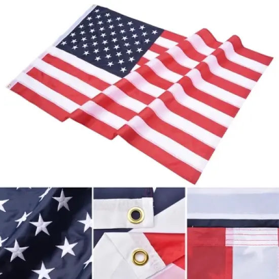 Yescom 3x5 Ft US Flag Polyester Oxford Fabric image {1}