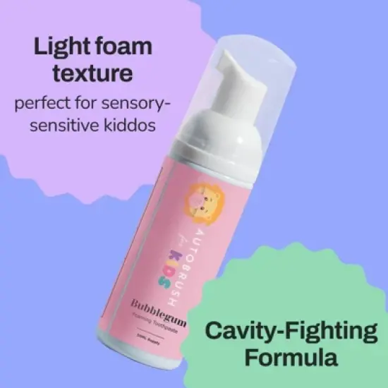 Autobrush Bubblegum Nano-HAp Foaming Toothpaste - 3.4oz image {2}