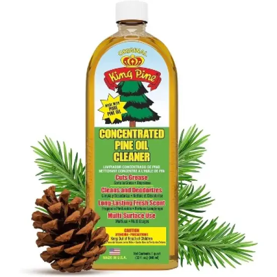 King Pine Concentrated Pine Oil Multi-Surface Cleaner Industrial Strength, Gold image {9}
