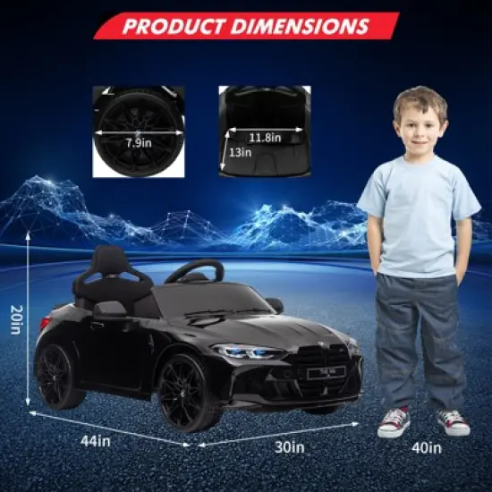 12V Electric Vehicles, Kids Ride On Car, Powered Riding On with Remote Control,3 Speed,Led Light,Suspension System,3 Speeds, for Boys and Girls image {2}