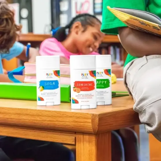 Play Pits Suga Kids' Natural Solid Deodorant - 2.65oz image {4}