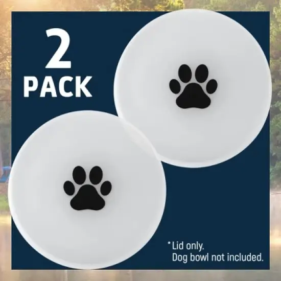 Impresa 2 Pack 8 Silicone Lids for Yeti Dog Bowl, for Coldest & for Hydrapeak Dog Bowl 64oz image {4}
