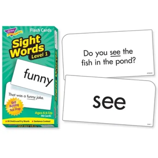 TREND Sight Words � Level 1 Skill Drill Flash Cards image {1}