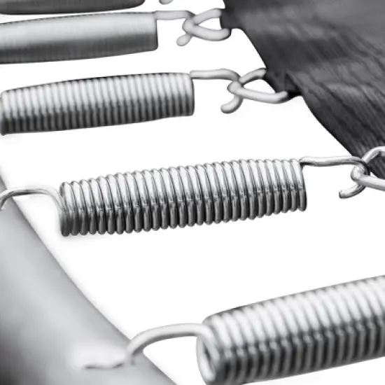 Whisen 12 ft. Trampoline with Basketball Hoop, Outdoor Trampolines w/Ladder and Safety Enclosure Net image {9}