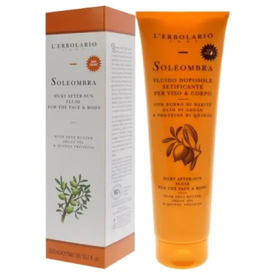 Soleombra Silky After-Sun Fluid by LErbolario for Unisex - 10.1 oz Sunscreen image {3}