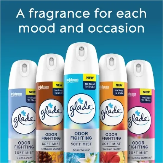 Glade Odor Fighting Soft Mist Aerosol Room Air Freshener - Hawaiian Breeze - 8oz image {10}