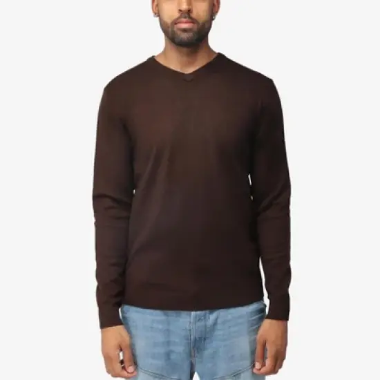 X RAY Men's Slim Fit Pullover V-Neck Sweater, Sweater for Men Fall Winter (Available in Big & Tall) image {13}