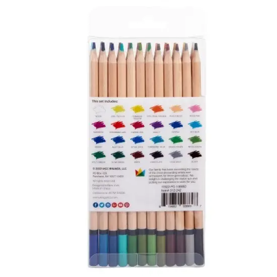 KINGART Colored Pencils 24 Colors image {7}