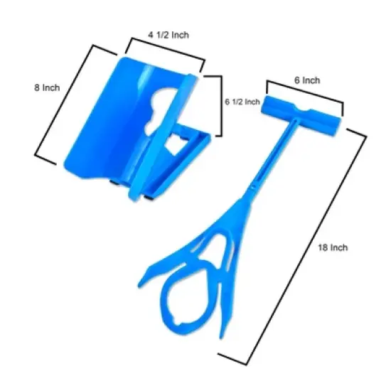 5 Star Super Deals Sock Slider Aid Easy On & Off Assist Tool Helper - No Bending Assistance Device Helps Putting Socks On Horn Aid image {2}