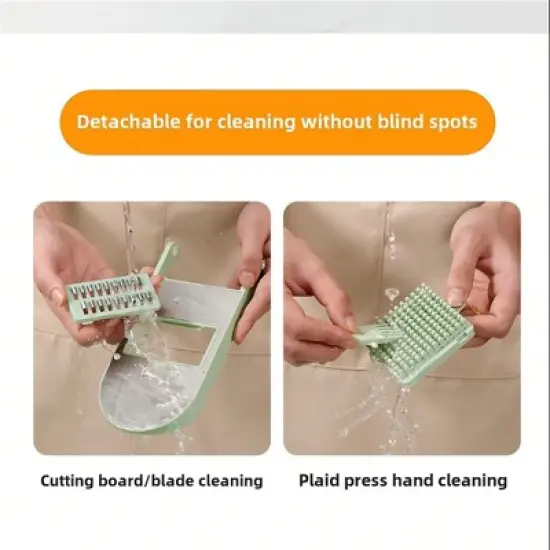 Oval-Shaped Vegetable Cutter Ergonomic Kitchen Tool  Durable Stainless Steel Blade - Perfect for Carrots, Cucumbers & More image {1}