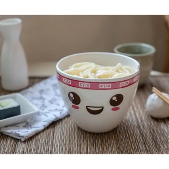 Toynk Miso Hungry Japanese Dinnerware Set | 16-Ounce Ramen Bowl and Chopsticks image {3}