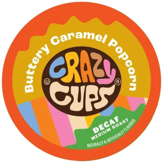 Decaf Buttery Caramel Popcorn Flavored Coffee Pods image {3}