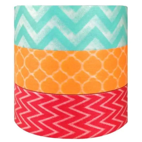 Popsicle Pizzazz Japanese Washi Masking Tape (Set of 3) image {1}