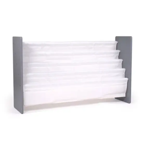 Kids' Bookrack 4 Tier Front Pockets Book Organizer - Humble Crew image {5}