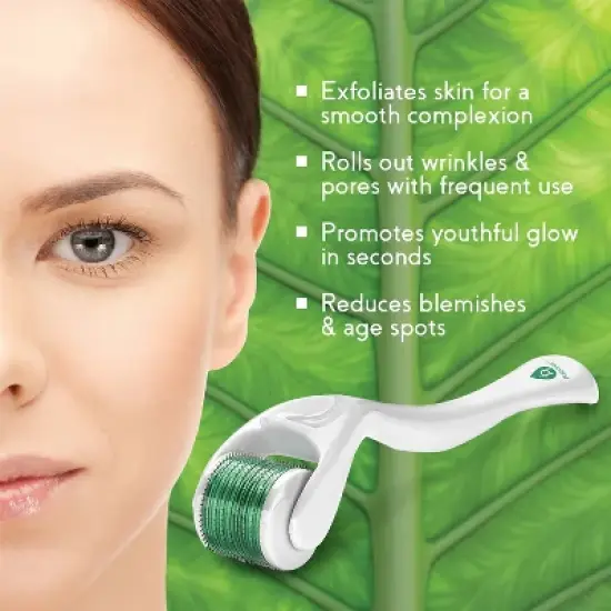 Pursonic Micro Needle Derma Roller Skin exfoliator For Women - 0.5 mm image {2}