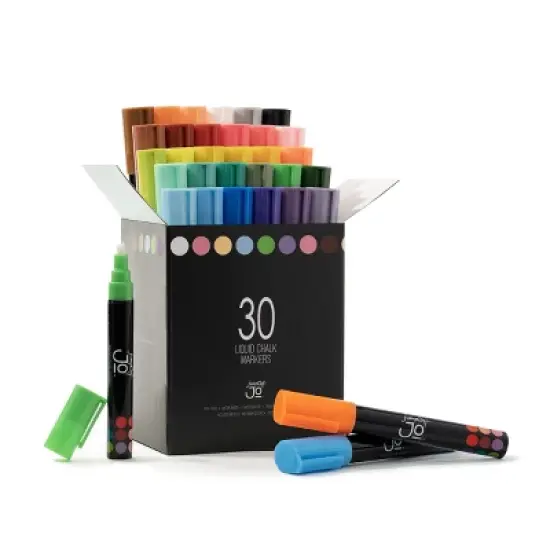 JumpOff Jo &ndash; Liquid Chalk Markers &ndash; Reversible Chisel and Round Tip &ndash; Multi Color image {9}
