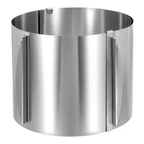 Unique Bargains Adjustable Stainless Steel Nonstick Retractable Round Cake Ring image {11}