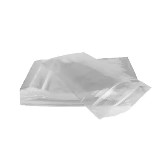 UOFFICE 1000 Reclosable Clear Poly Bags 3"x4",  2 Mil Resealable Bags image {3}