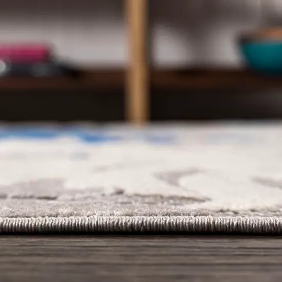 Tropics Palm Leaves Indoor/Outdoor Area Rug - JONATHAN Y image {5}