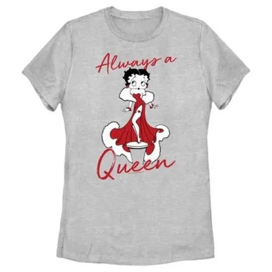 Women's Betty Boop Always a Queen T-Shirt image {3}