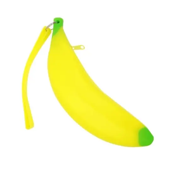 Wrapables Silicone Banana Pencil Pouch (Set of 2) image {1}