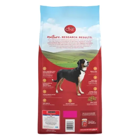 Purina ONE SmartBlend Chicken & Rice Formula Adult Dry Dog Food image {2}