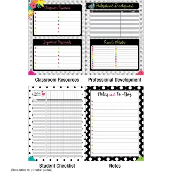 Schoolgirl Style Pineapple Teacher Planner Paperback image {2}