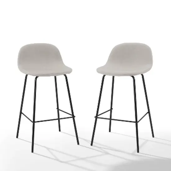 Set of 2 Riley Counter Height Barstools - Crosley image {6}