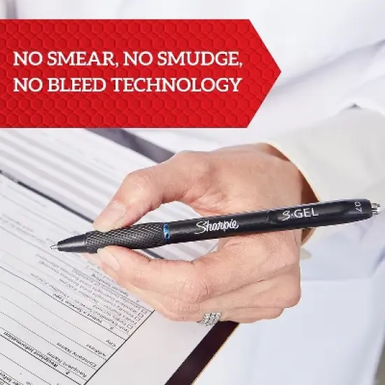 Sharpie S-Gel Retractable Gel Pen &nbsp;Medium Point 0.7mm Blue Ink 36/Pack (2208552) image {1}