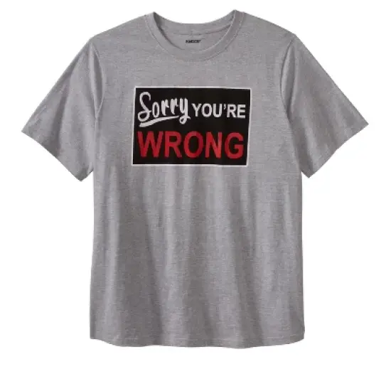 KingSize Men's Big & Tall KingSize Slogan Graphic T-Shirt image {2}