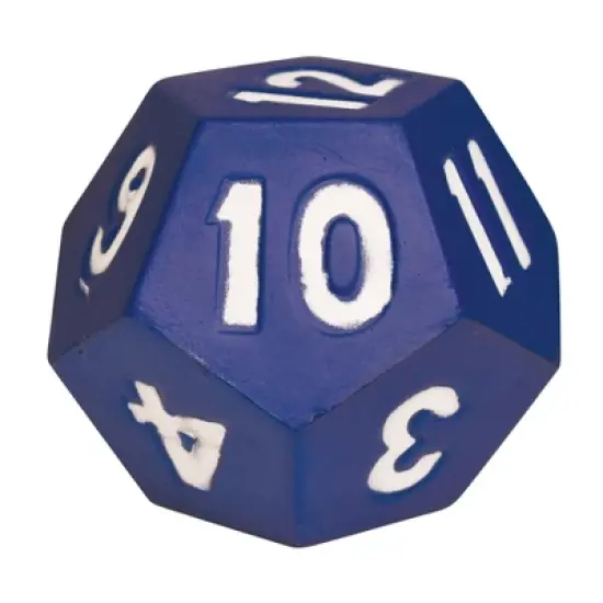 Learning Advantage Jumbo 12-Sided Foam Die, Pack of 3 image {1}